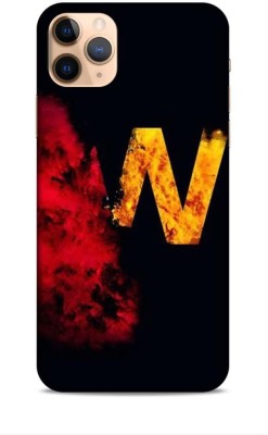 Trinetra Back Cover for Apple iPhone 11 Pro (N / Letter / Alphabet / Name)(Black, Hard Case, Pack of: 1)