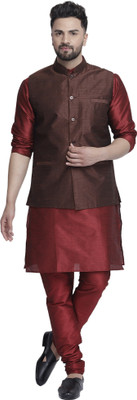 BEN COOPER Men Kurta Pyjama Ethnic Jacket Set
