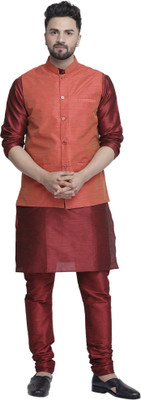 BEN COOPER Men Kurta Churidar Ethnic Jacket Set