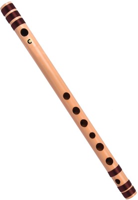 Foora Musical C Sharp Medium Right Hand Bansuri 19 inches Bamboo Flute(48 cm)