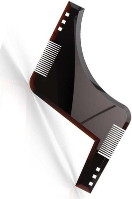 AlexVyan Genric Beard Shaping Template and Beard Comb All-In-One Tool for Men
