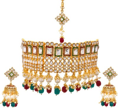 MSE Fashion Alloy Gold-plated Multicolor Jewellery Set(Pack of 1)