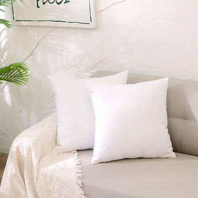 Texlux Microfibre Solid Cushion Pack of 2(White)