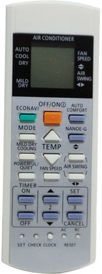 Upix 29B AC Remote Compatible for Panasonic Inverter AC Remote Controller(White)