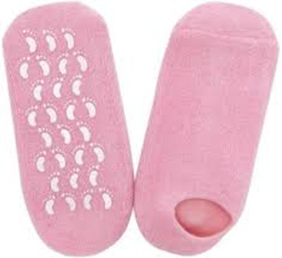 skyunion Spa gel Socks For Dry Feet & Softens Feet Foot Support(Pink)