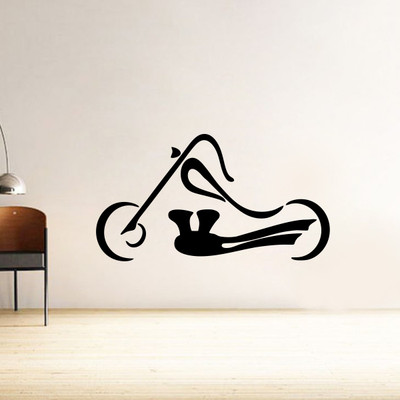 VCREATE DECOR 58 cm Bike Removable Sticker(Pack of 1)