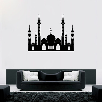 VCREATE DECOR 58 cm Islamic Removable Sticker(Pack of 1)