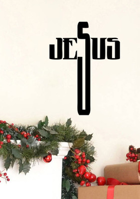 VCREATE DECOR 58 cm JESUS Removable Sticker(Pack of 1)