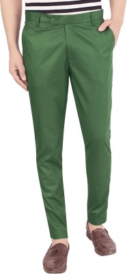 AD & AV Regular Fit Men Green Trousers