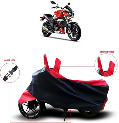 Autogard Two Wheeler Cover for Mahindra(Mojo UT 300, Black)