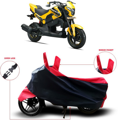 ANTHUB Two Wheeler Cover for Honda(Black, Red)