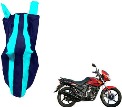 WolkomHome Two Wheeler Cover for TVS(Flame DS 125, Blue)