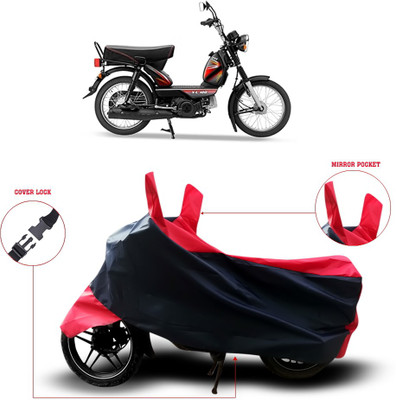 Shelterhub Enterprises Two Wheeler Cover for TVS(Black)