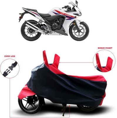 MSR STORE Two Wheeler Cover for Honda(CBR 250R, Black)