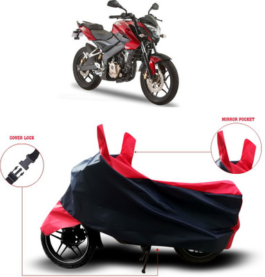 MSR STORE Two Wheeler Cover for Bajaj(Pulsar 180 DTS-i, Black)