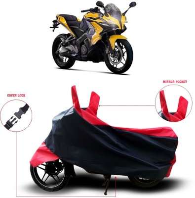 MSR STORE Two Wheeler Cover for Bajaj(Pulsar, Black)