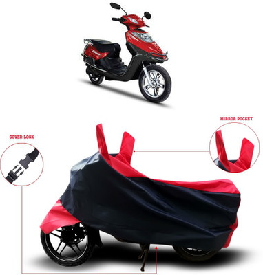 Shelterhub Enterprises Two Wheeler Cover for Hero(Electric, Black)