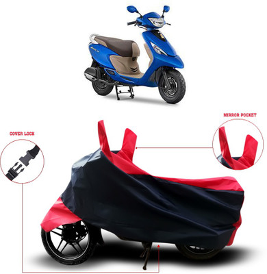ANTHUB Two Wheeler Cover for TVS(Black)
