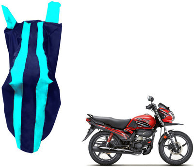WolkomHome Two Wheeler Cover for Hero(Passion Pro TR, Blue)