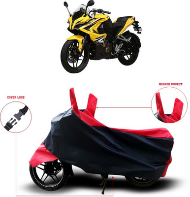 ANTHUB Two Wheeler Cover for Bajaj(Black)