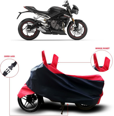 ANTHUB Two Wheeler Cover for Triumph(Black)