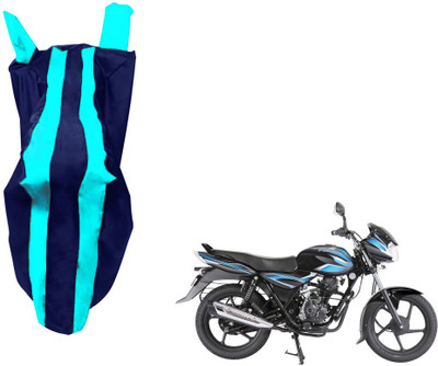 WolkomHome Two Wheeler Cover for Bajaj(Discover 100 DTS-i, Blue)