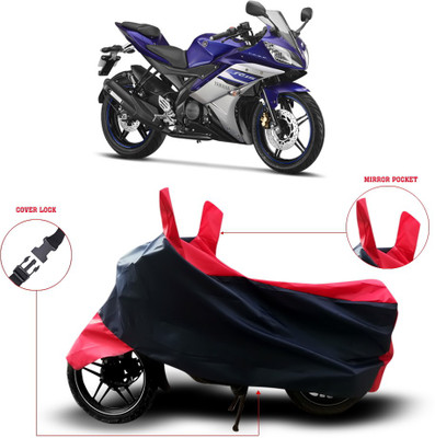 ANTHUB Two Wheeler Cover for Yamaha(Black)