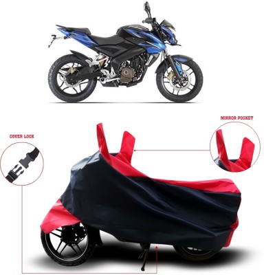 MSR STORE Two Wheeler Cover for Bajaj(Pulsar 200 NS DTS-i, Black)