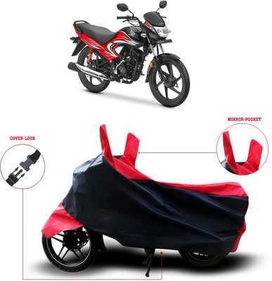 Shelterhub Enterprises Two Wheeler Cover for Honda(Dream, Black)