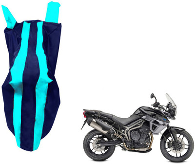 WolkomHome Two Wheeler Cover for Triumph(Tiger 800 XR, Blue)