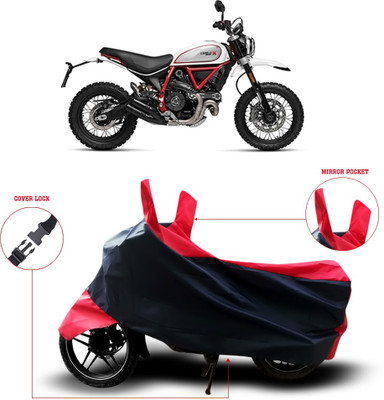 Shelterhub Enterprises Two Wheeler Cover for Ducati(Scrambler, Black)
