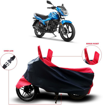 ANTHUB Two Wheeler Cover for TVS(Black)