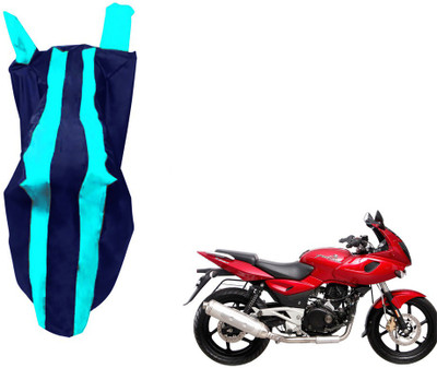 WolkomHome Two Wheeler Cover for Bajaj(Pulsar 220 DTS-i, Blue)
