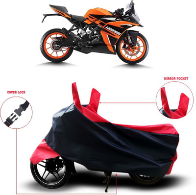 Shelterhub Enterprises Two Wheeler Cover for KTM(Black)