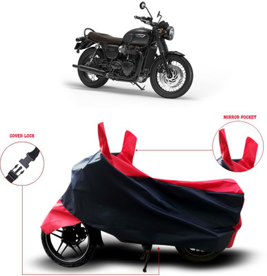 MSR STORE Two Wheeler Cover for Triumph(Black)
