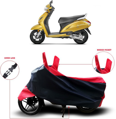 Shelterhub Enterprises Two Wheeler Cover for Honda(Black)
