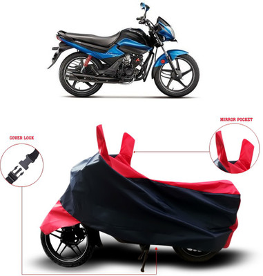 Shelterhub Enterprises Two Wheeler Cover for Hero(Splendor I Smart, Black)