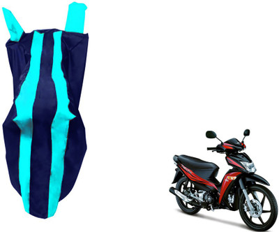 WolkomHome Two Wheeler Cover for TVS(Blue)