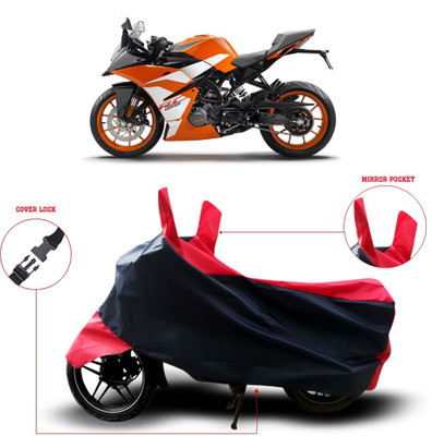 Shelterhub Enterprises Two Wheeler Cover for KTM(Black)