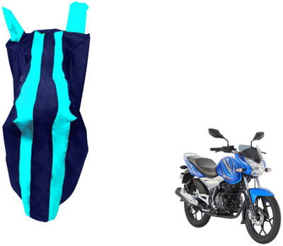 WolkomHome Two Wheeler Cover for Bajaj(Discover 100 DTS-i, Blue)