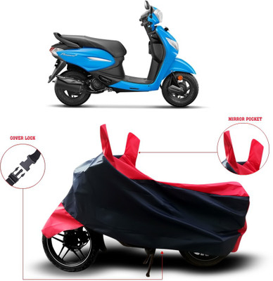 Shelterhub Enterprises Two Wheeler Cover for Hero(Pleasure, Black)