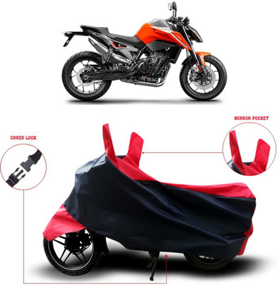 Shelterhub Enterprises Two Wheeler Cover for KTM(Black)