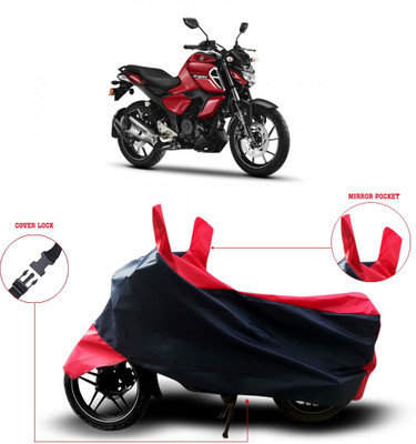 ANTHUB Two Wheeler Cover for Yamaha(Black)