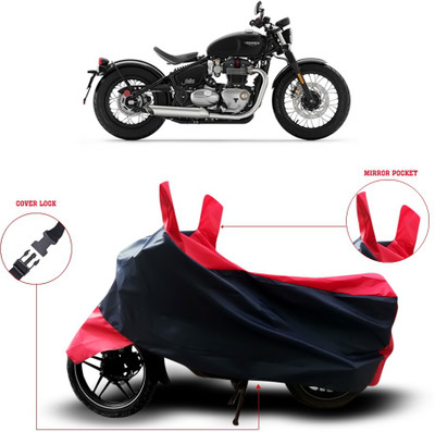 MSR STORE Two Wheeler Cover for Triumph(Black)