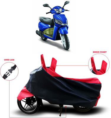 Shelterhub Enterprises Two Wheeler Cover for Mahindra(Black)