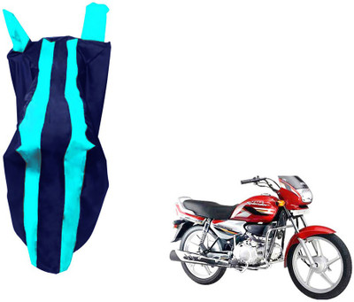 WolkomHome Two Wheeler Cover for Hero(Super Splendor, Blue)