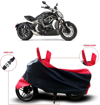 Shelterhub Enterprises Two Wheeler Cover for Ducati(Diavel, Black)
