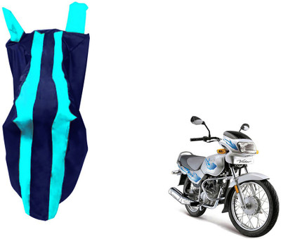 WolkomHome Two Wheeler Cover for TVS(Victor New, Blue)