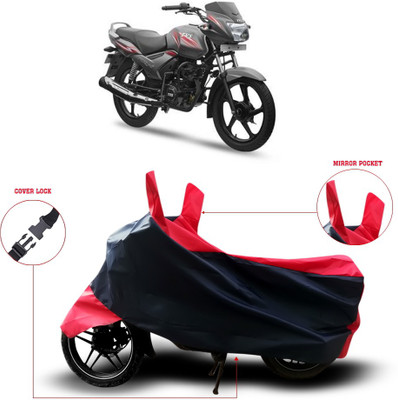 Shelterhub Enterprises Two Wheeler Cover for TVS(Black)