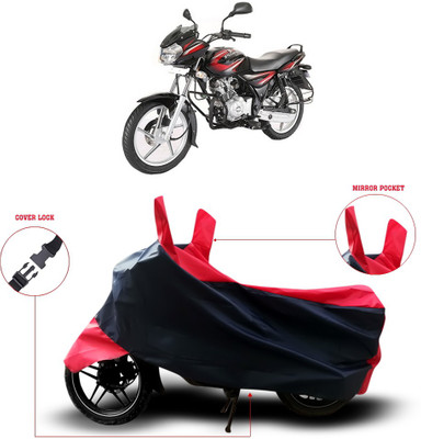 ANTHUB Two Wheeler Cover for Bajaj(Black)